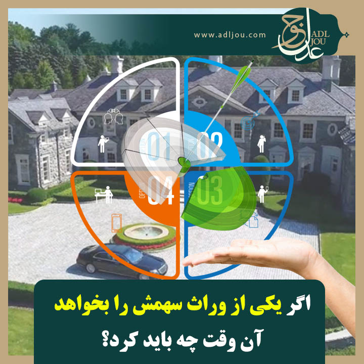 اگر یکی از وراث سهمش را بخواهد آن وقت چه باید کرد؟ قاضی چه حکمی می‌دهد؟